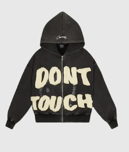 CARSICKO DON'T TOUCH HOODIE GREY (2)